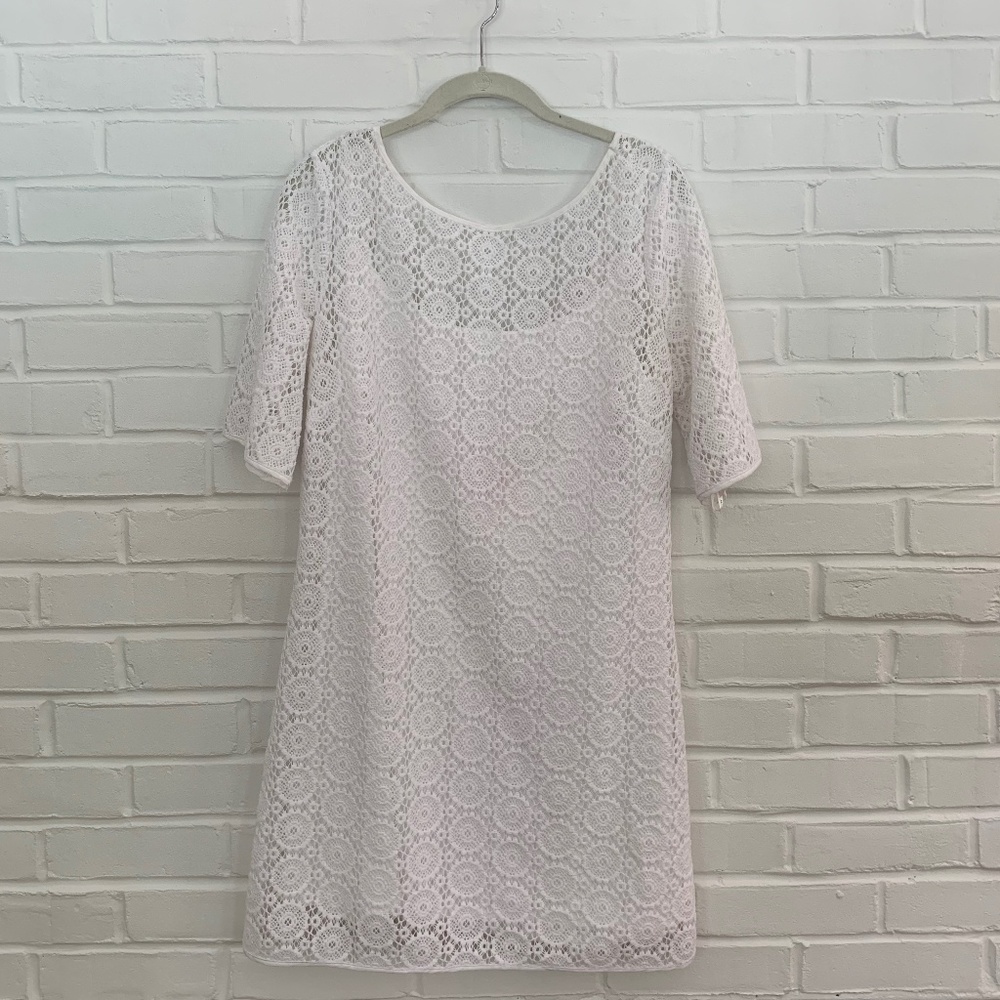 Lily Pulitzer white lace dress